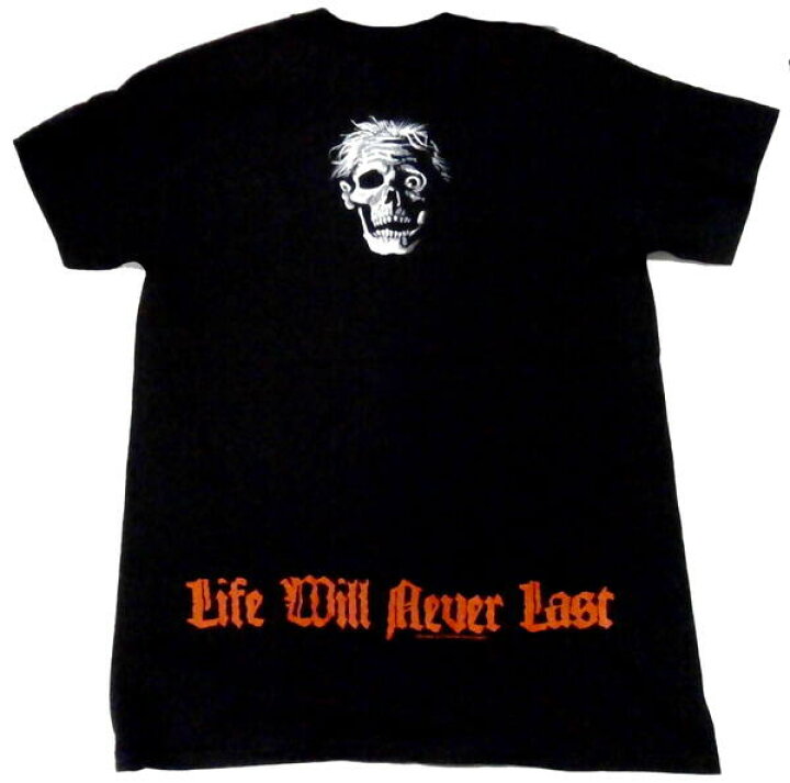 楽天市場】【DEATH】デス「LIFE WILL NEVER LAST」Tシャツ : バンドT 