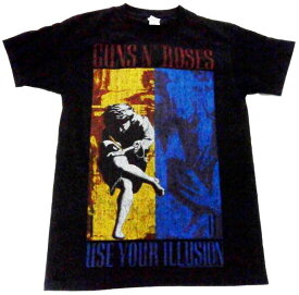 【GUNS&ROSES】ガンズ アンド ローゼズ「USE YOUR ILLUSION」Tシャツ