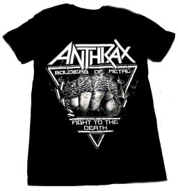 【ANTHRAX】アンスラックス「SOLDIERS OF METAL」Tシャツ