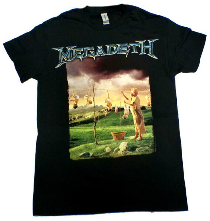 楽天市場】【MEGADETH】メガデス「YOUTHANASIA」Tシャツ : バンドT 