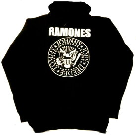 【RAMONES】ラモーンズ「PRESIDENTIAL SEAL」プルオーバーパーカー