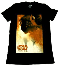 【STAR WARS】スターウォーズ「Rogue One Jyn Silhouette」Tシャツ