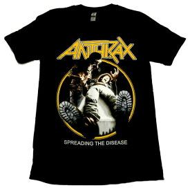 【ANTHRAX】アンスラックス「SPEADING THE DISEASE TRACKS」Tシャツ
