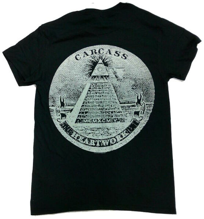楽天市場】【CARCASS】カーカス「HEARTWORK」Tシャツ : バンドTシャツ 