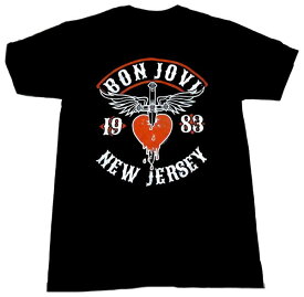 【BON JOVI】ボンジョヴィ「NEW JERSEY 83」Tシャツ
