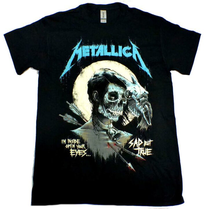 楽天市場】【METALLICA】メタリカ「SAD BUT TRUE POSTER」Tシャツ