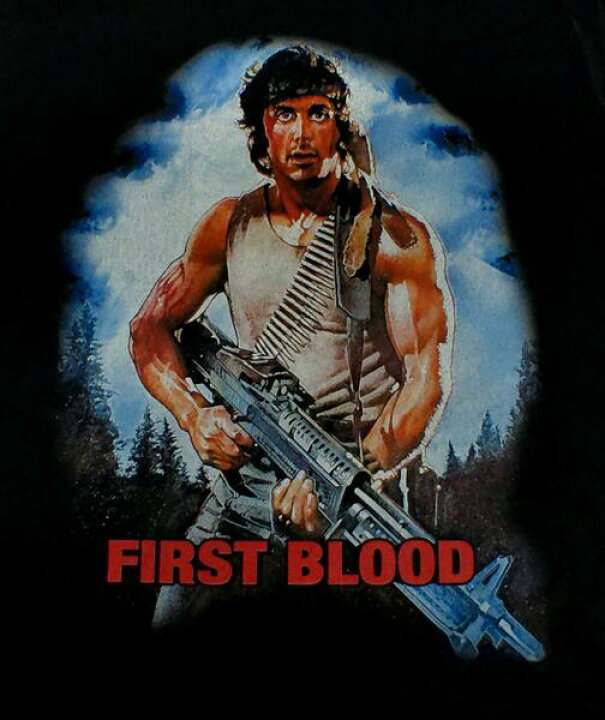 楽天市場】【FIRST BLOOD】ランボーTシャツ#2 : バンドTシャツ NO-REMORSE
