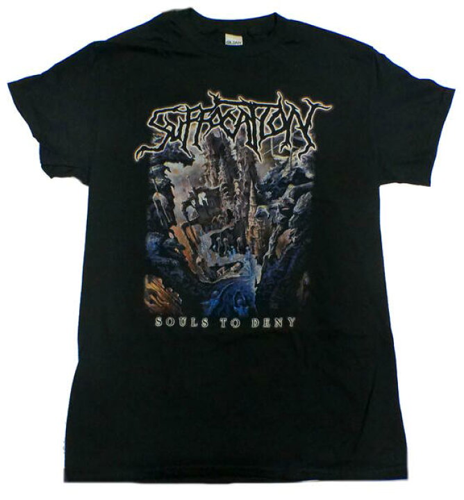 楽天市場】【SUFFOCATION】サフォケーション「SOULS TO DENY」Tシャツ 