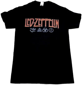 【LED ZEPPELIN】レッドツェッペリン「LOGO&SYMBOLS」Tシャツ