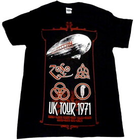 【LED ZEPPELIN】レッドツェッペリン「UK TOUR 1971」Tシャツ