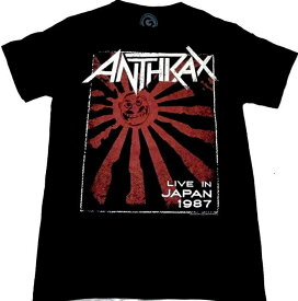 【ANTHRAX】アンスラックス「LIVE IN JAPAN 1987」Tシャツ