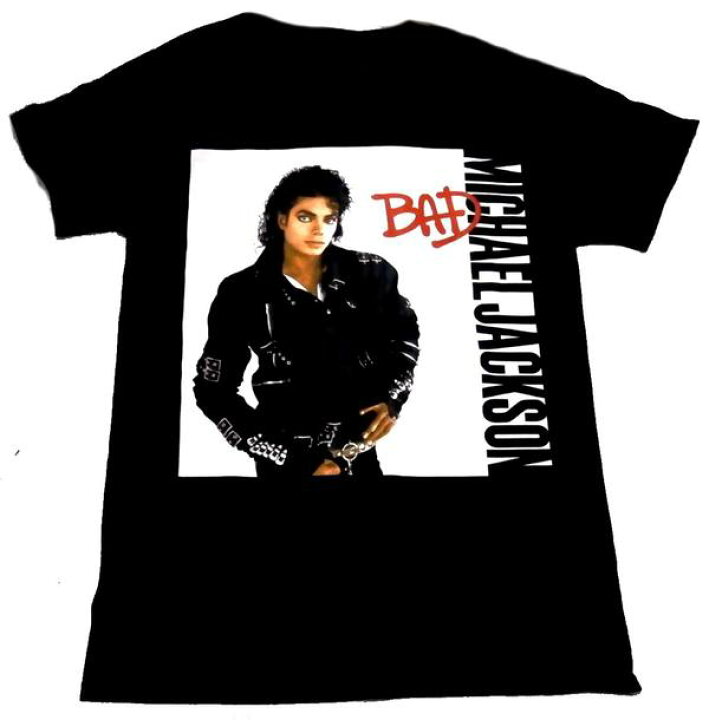 楽天市場】MICHAEL JACKSON「BAD」Tシャツ【マイケルジャクソン 