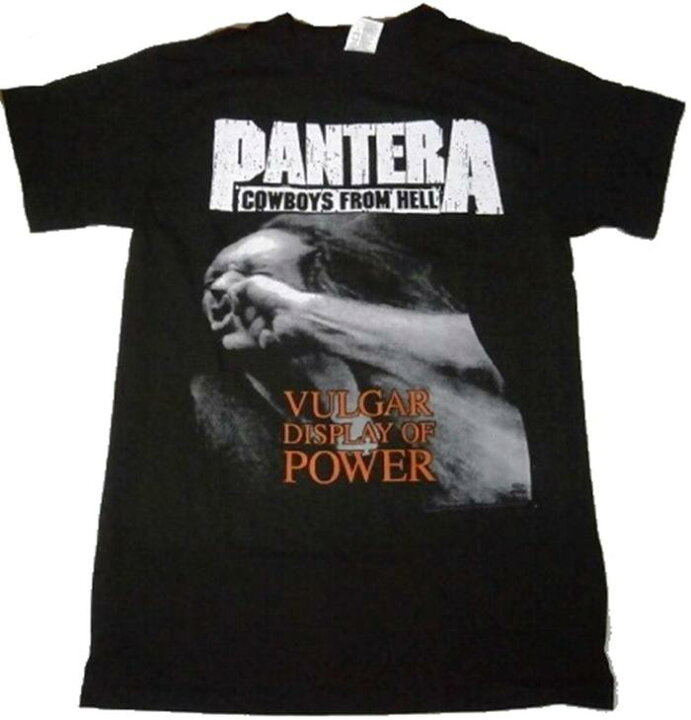 楽天市場】【PANTERA】パンテラ「Vulgar Display of Power」Tシャツ 