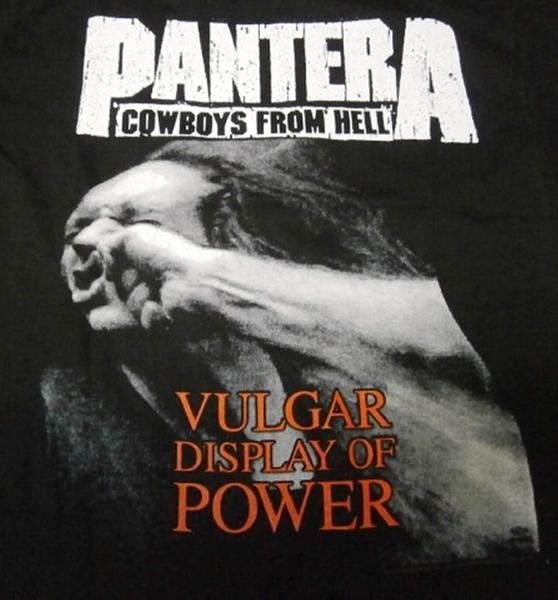 楽天市場】【PANTERA】パンテラ「Vulgar Display of Power」Tシャツ