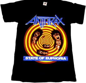 【ANTHRAX】アンスラックス「STATE OF EUPHORIA」Tシャツ