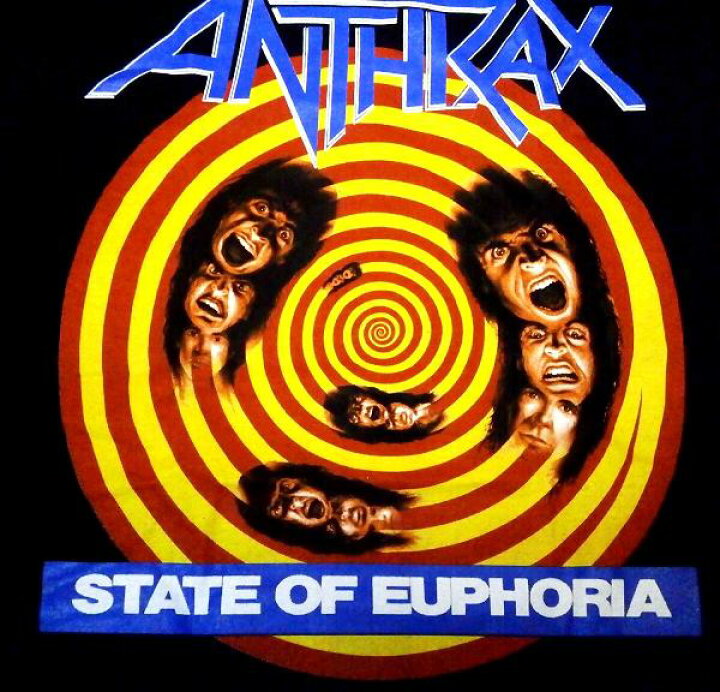 楽天市場】【ANTHRAX】アンスラックス「STATE OF EUPHORIA」Tシャツ 
