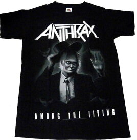 【ANTHRAX】アンスラックス「AMONG BLACK」Tシャツ