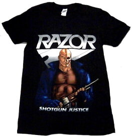 【RAZOR】レイザー「SHOTGUN JUSTICE」Tシャツ