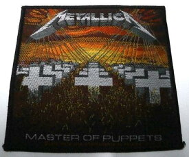 【METALLICA】メタリカ「MASTER OF PUPPETS」布刺しゅうパッチ