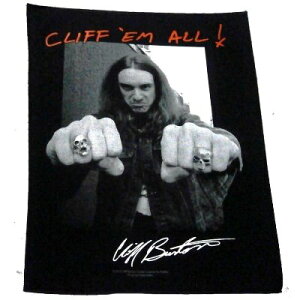 �yMETALLICA�z���^���J�uCLIFF'EM ALL�v�o�b�N�p�b�`