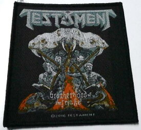 【TESTAMENT】テスタメント「BROTHERHOOD」布刺しゅうパッチ