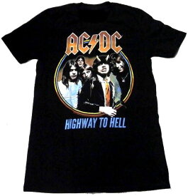 【AC/DC】エーシーディーシー「HIGHWAY TO HELL TRICOLOR」Tシャツ