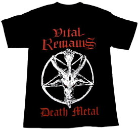 【VITAL REMAINS】ヴァイタルリメインズ「DEATH METAL」Tシャツ