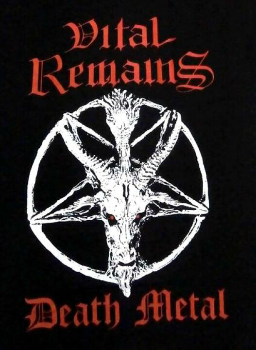 楽天市場】【VITAL REMAINS】ヴァイタルリメインズ「DEATH METAL」Tシャツ : バンドTシャツ NO-REMORSE
