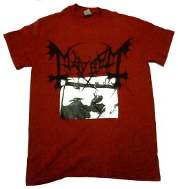 【MAYHEM】メイヘム「DEATHCRUSH RED」Tシャツ