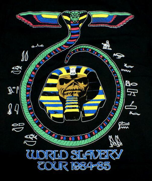 楽天市場】【IRON MAIDEN】アイアンメイデン「WORLD SLAVERY TOUR」 T 