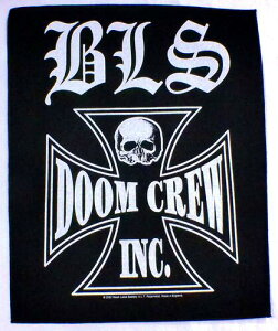 �yBLACK LABEL SOCIETY�z�u���b�N���[�x���\�T�G�e�B�[�uDOOM CREW�v�z�o�b�N�p�b�`
