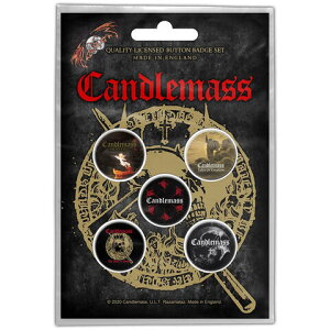 �yCANDLEMASS�z�L�����h���}�X�uTHE DOOR TO DOOM�v�{�^���s���o�b�W�Z�b�g
