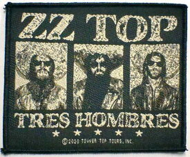 【ZZ TOP】ジージートップ「TRES HOMBRES」布刺しゅうパッチ