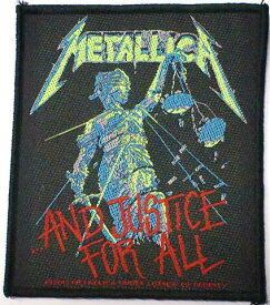 【METALLICA】メタリカ「AND JUSTICE FOR ALL」布刺しゅうパッチ