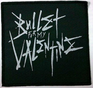 �yBULLET FOR MY VALENTINE�z�o���b�g �t�H�[ �}�C �o�����^�C���uLOGO�v�z�h���イ�p�b�`
