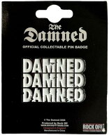 【THE DAMNED】ダムド「STACKED LOGO」メタルピンバッジ