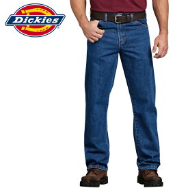 Dickies ディッキーズ正規品ワークパンツ レギュラーフィットジーンズ デニム インディゴRegular Straight Fit 5-Pocket Denim Jeans Stonewashed Indigo Blue (9393SNB)インポートブランド海外買い付け正規