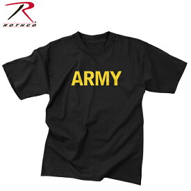 ROTHCO ロスコ正規品 アーミー半袖TEEシャツ ミリタリーT-SHIRT - ARMY BLACK 黒 インポートブランド海外買い付け【楽ギフ_包装】