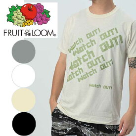 FRUIT OF THE LOOMフルーツオブザルーム tシャツ TEEシャツ プリントロゴ　メンズアメカジ カレッジプリント黒半袖Tシャツ