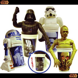 *スターウォーズ Star Wars US 限定 KFC ノベルティー フィギュア カップ 4点セット ダースベイダー R2D2 C-3PO ストームトリバー コレクター アイテム - サインなし -