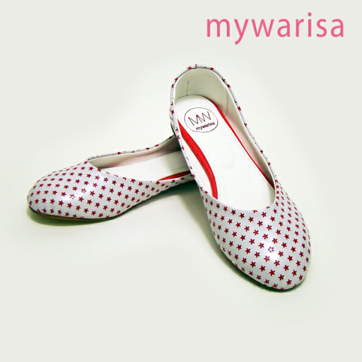楽天市場】mywarisa マイワリサ Star Clusterフラット シューズ 星 