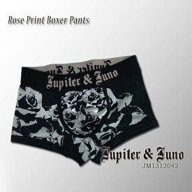Jupiter&Juno(ジュピターアンドジュノ)Rose Print Boxer Pants(ローズ プリント ボクサーパンツ)