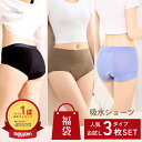 6周年記念 2026年福袋 吸水ショーツ人気3タイプ お試し 3枚セット
