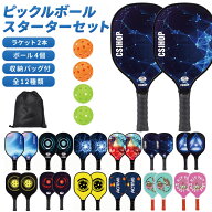 【7/19 20時〜10%OFFクーポン配布！】ピックルボール パドル ラケット 2個 ボール 4個 収納 バッグ セッ…