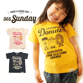 【2枚までメール便可】 キッズ Tシャツ Donuts＆Star（80cm）