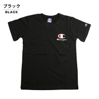 Championチャンピオン刺繍ロゴ半袖Tシャツ(100cm110cm120cm130cm140cm150cm160cm)ホワイトブラックネイビーグレーグリーン【メール便可】