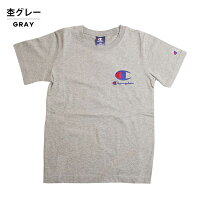 Championチャンピオン刺繍ロゴ半袖Tシャツ(100cm110cm120cm130cm140cm150cm160cm)ホワイトブラックネイビーグレーグリーン【メール便可】
