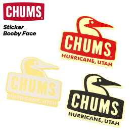 CHUMS チャムス○新作○Sticker Booby Face 7.7×7.3cm ブービー ステッカー 【1点のみメール便可】