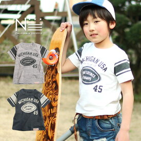 【1点のみメール便可】キッズ Tシャツ Michigan USA（80cm 90cm 100cm 110cm 120cm）【CO】ノアデパートメントストア オリジナル