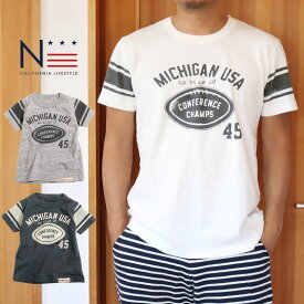 【1点のみメール便可】レディース メンズ Tシャツ Michigan USA（160cm 165cm）ノアデパートメントストア オリジナル